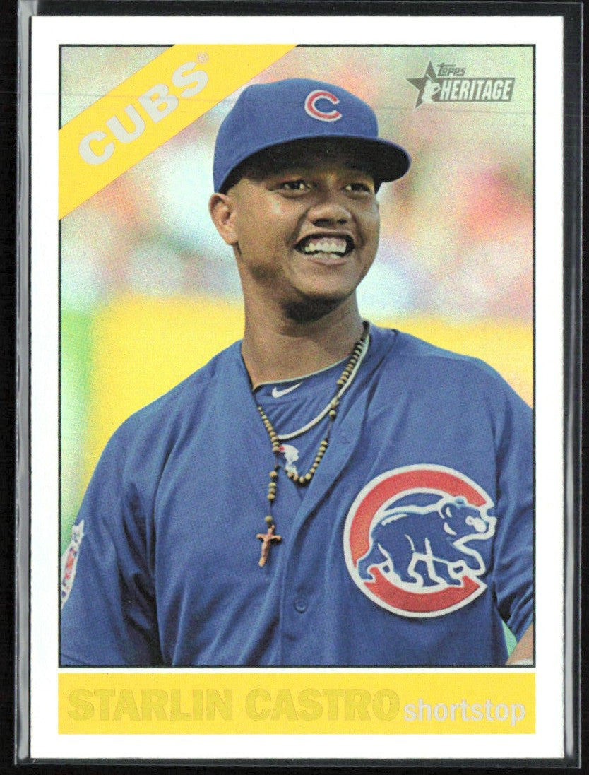 Starlin Castro 2015 Topps Heritage Retail Foil #THC-494 Chicago Cubs