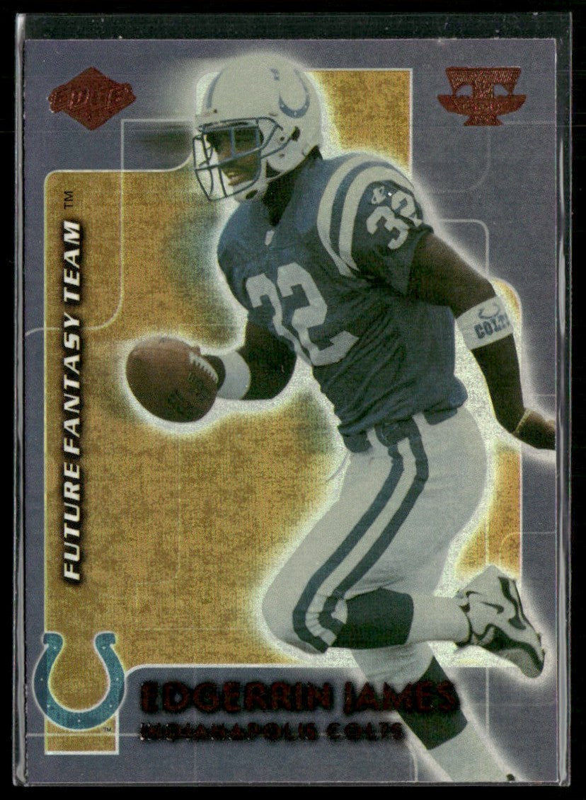 Edgerrin James 1999 Collector's Edge Triumph Future Fantasy Team RC #FFT11