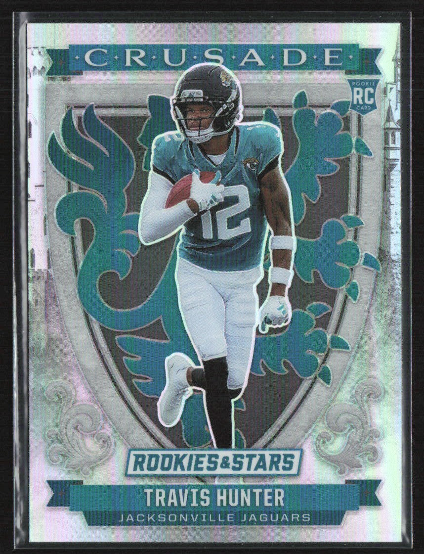 Travis Hunter 2025 Panini Rookies & Stars Crusade Silver RC #3