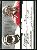 Keyshawn Johnson Mike Alstott 2003 Fleer Mystique Awe Pairs /250 #13
