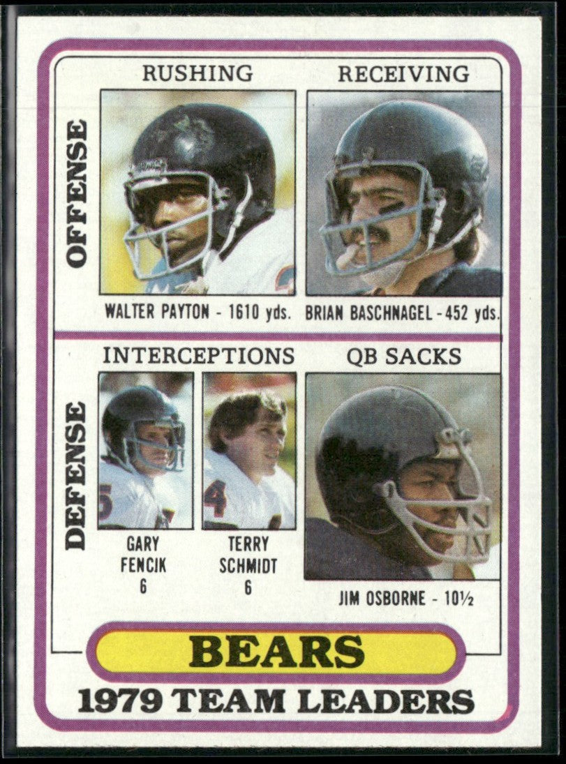 Walter Payton 1980 Topps #226 Chicago Bears
