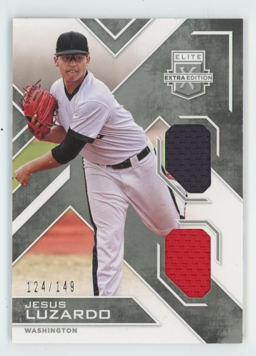 Jesus Luzardo 2016 Panini Elite Extra Edition Dual Materials /149 Jersey #DM-JL