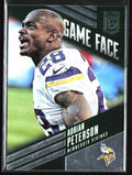 Adrian Peterson 2016 Donruss Elite Game Face #GF-AP Minnesota Vikings