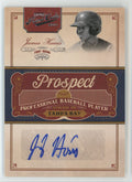 James Harris 2011 Playoff Prime Cuts AUTO /299 #JHA Tampa Bay Rays