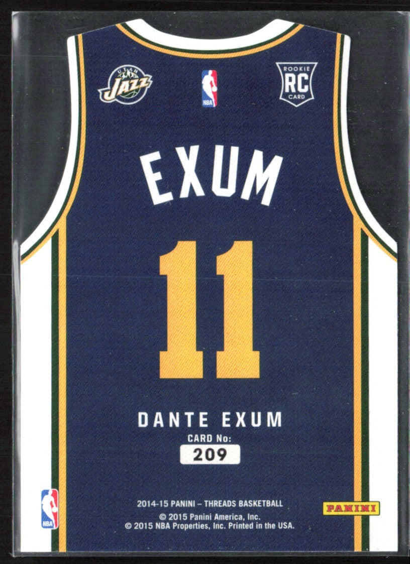 Dante Exum 2014 Panini Threads RC #209 Utah Jazz