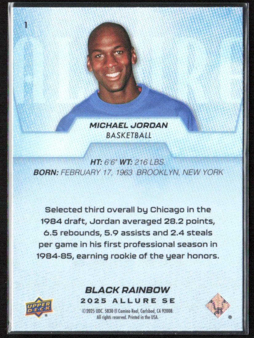 Michael Jordan 2025 Upper Deck Allure SE #1 Chicago Bulls