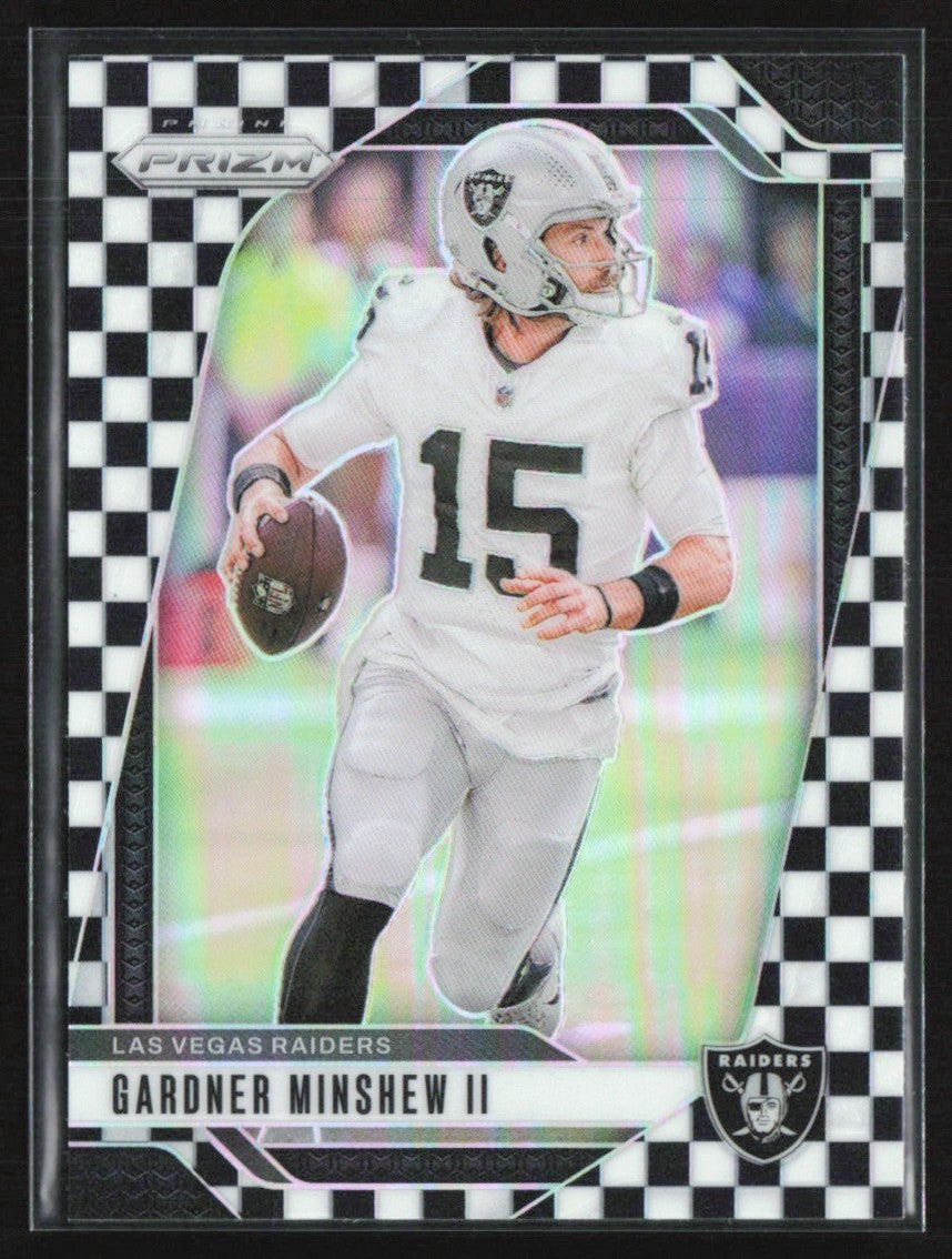 Gardner Minshew II 2024 Panini Prizm Black & White Checker #148