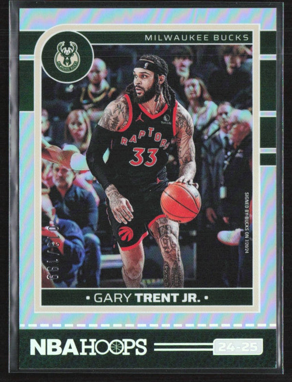 Gary Trent Jr. 2024 Hoops Silver /199 #118 Milwaukee Bucks