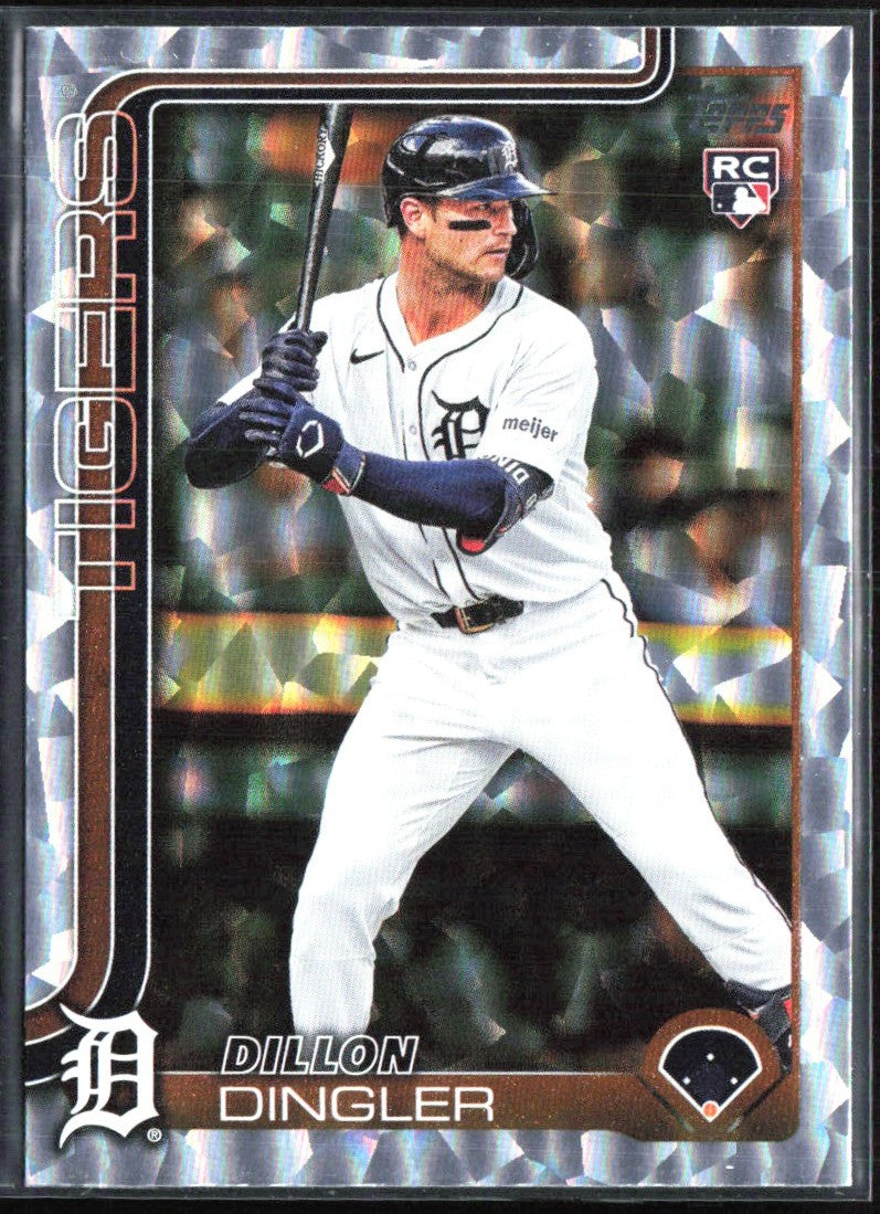 Dillon Dingler 2025 Topps Diamante Foil RC #126 Detroit Tigers