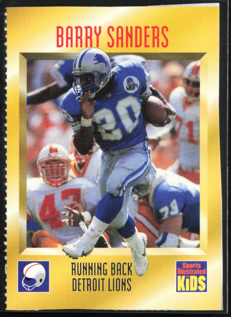 Barry Sanders 1995 Sports Illustrated for Kids #357 Detroit Lions