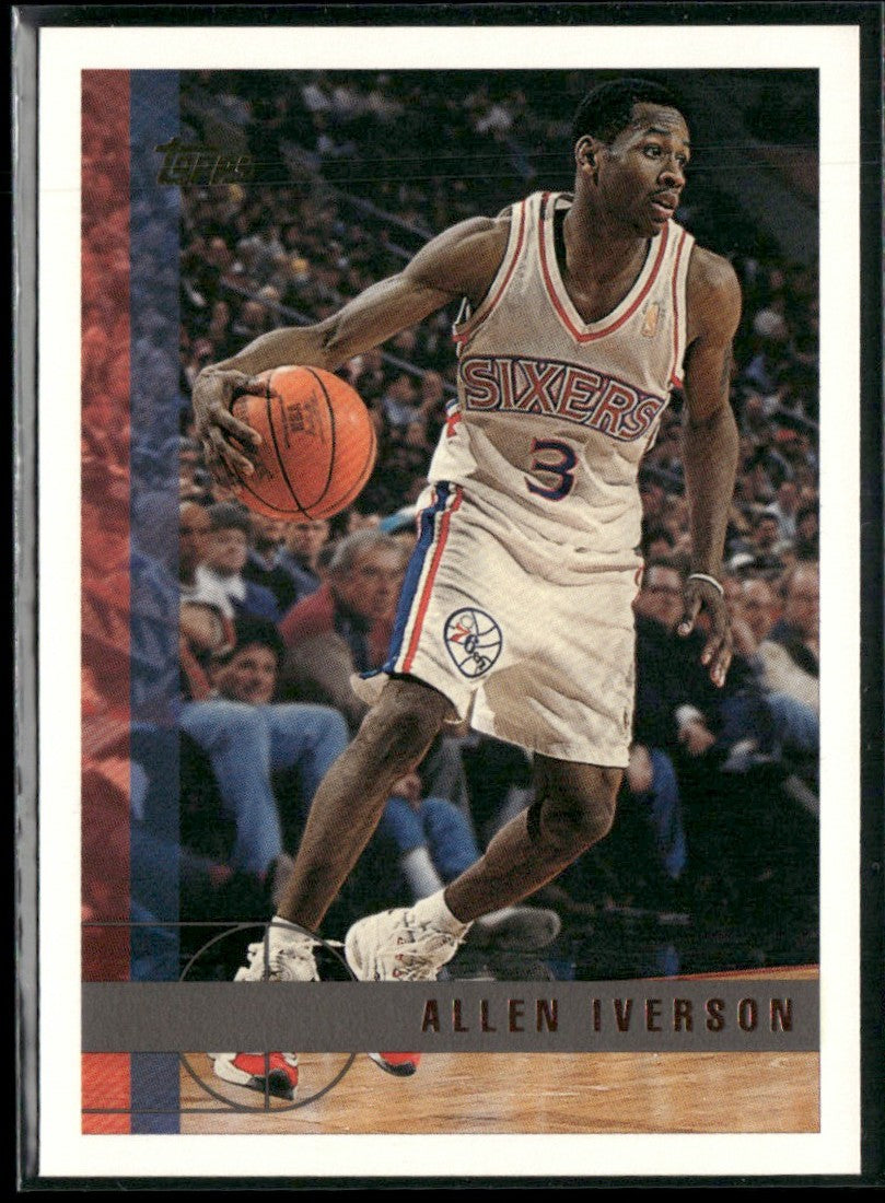 Allen Iverson 1997 Topps #54 Philadelphia 76ers
