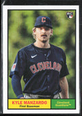 Kyle Manzardo 2024 Topps Archives RC #36 Cleveland Guardians