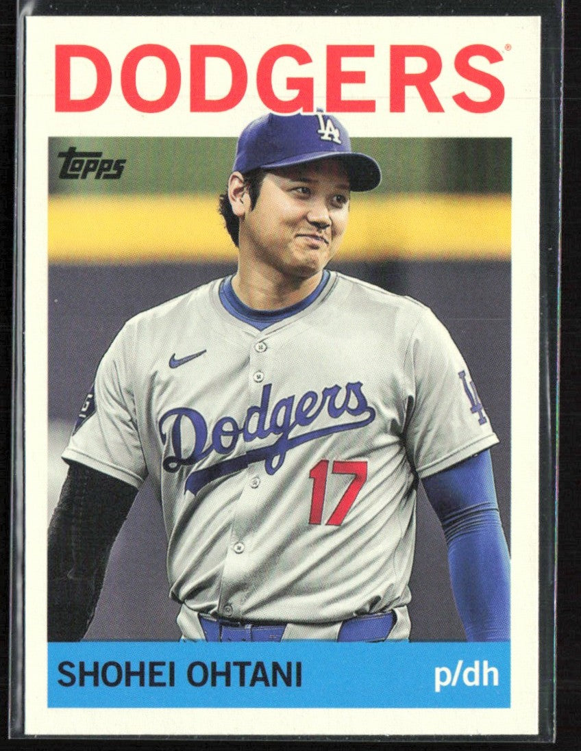 Shohei Ohtani 2025 Topps Archives 1964 Design #17 Los Angeles Dodgers