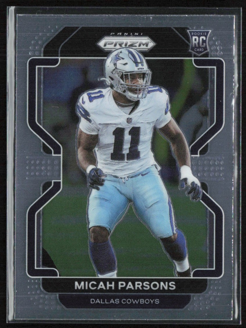 Micah Parsons 2021 Panini Prizm RC #382 Dallas Cowboys