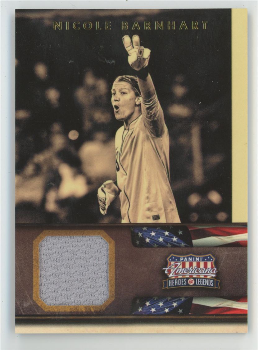 Nicole Barnhart 2012 Panini Americana Heroes & Legends /499 Jersey #87 USA
