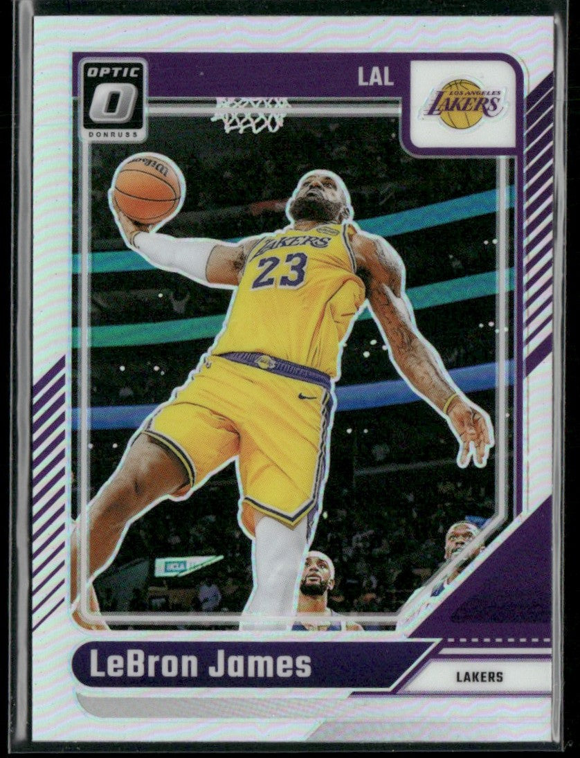 LeBron James 2024 Donruss Optic Holo Silver Prizm #148 Los Angeles Lakers