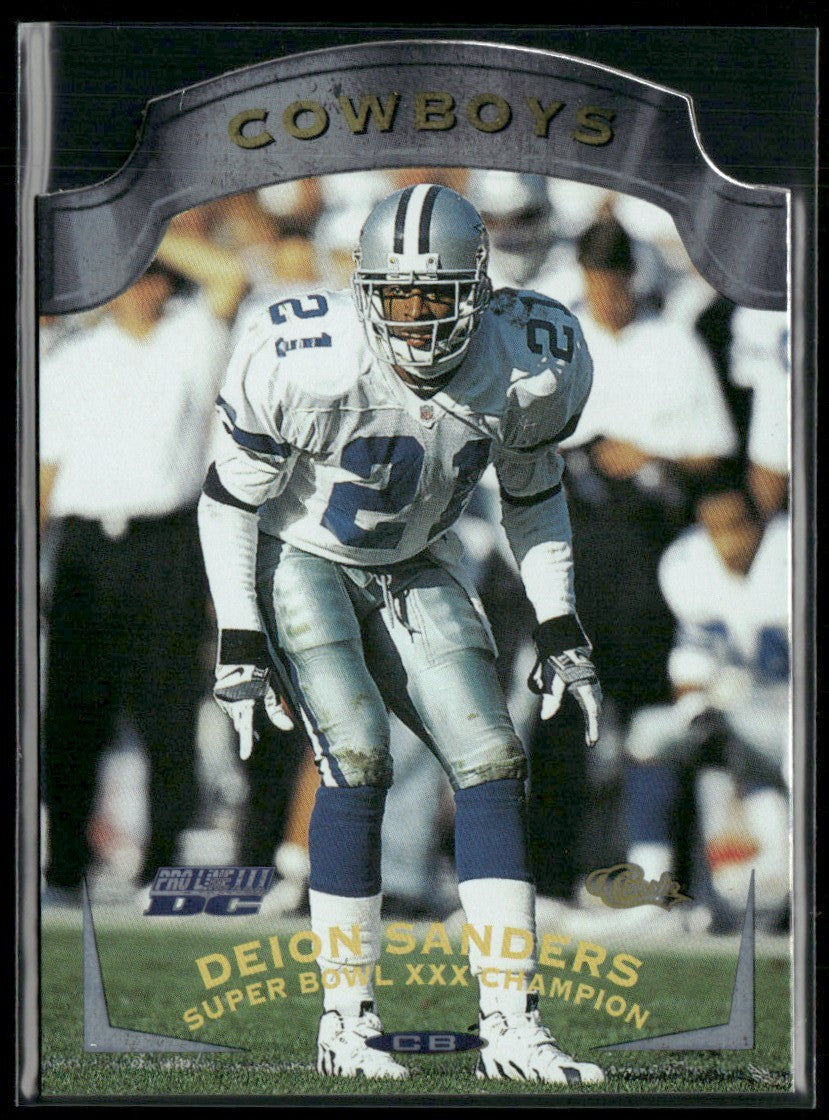 Deion Sanders 1996 Pro Line DC Classic #92 Dallas Cowboys