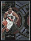 Scoot Henderson 2023 Panini Select Premier RC #129 Portland Trail Blazers