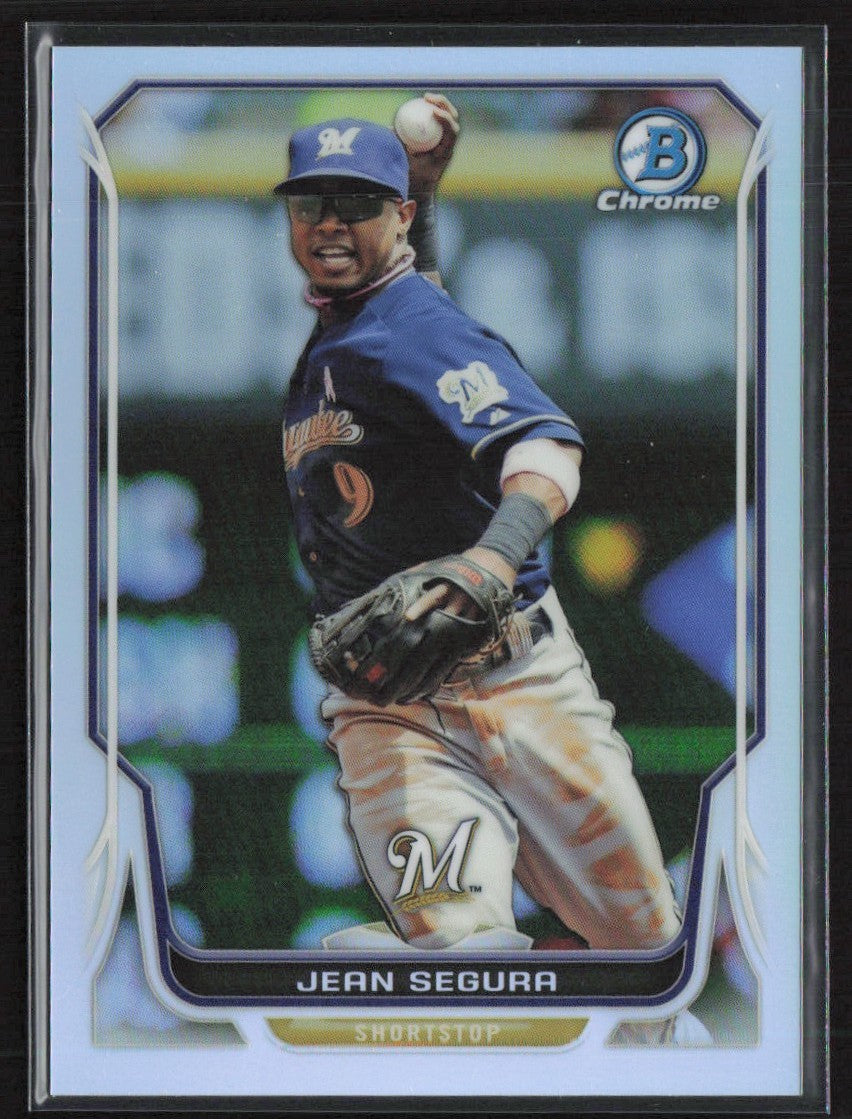Jean Segura 2014 Bowman Chrome Refractor /500 #120 Milwaukee Brewers