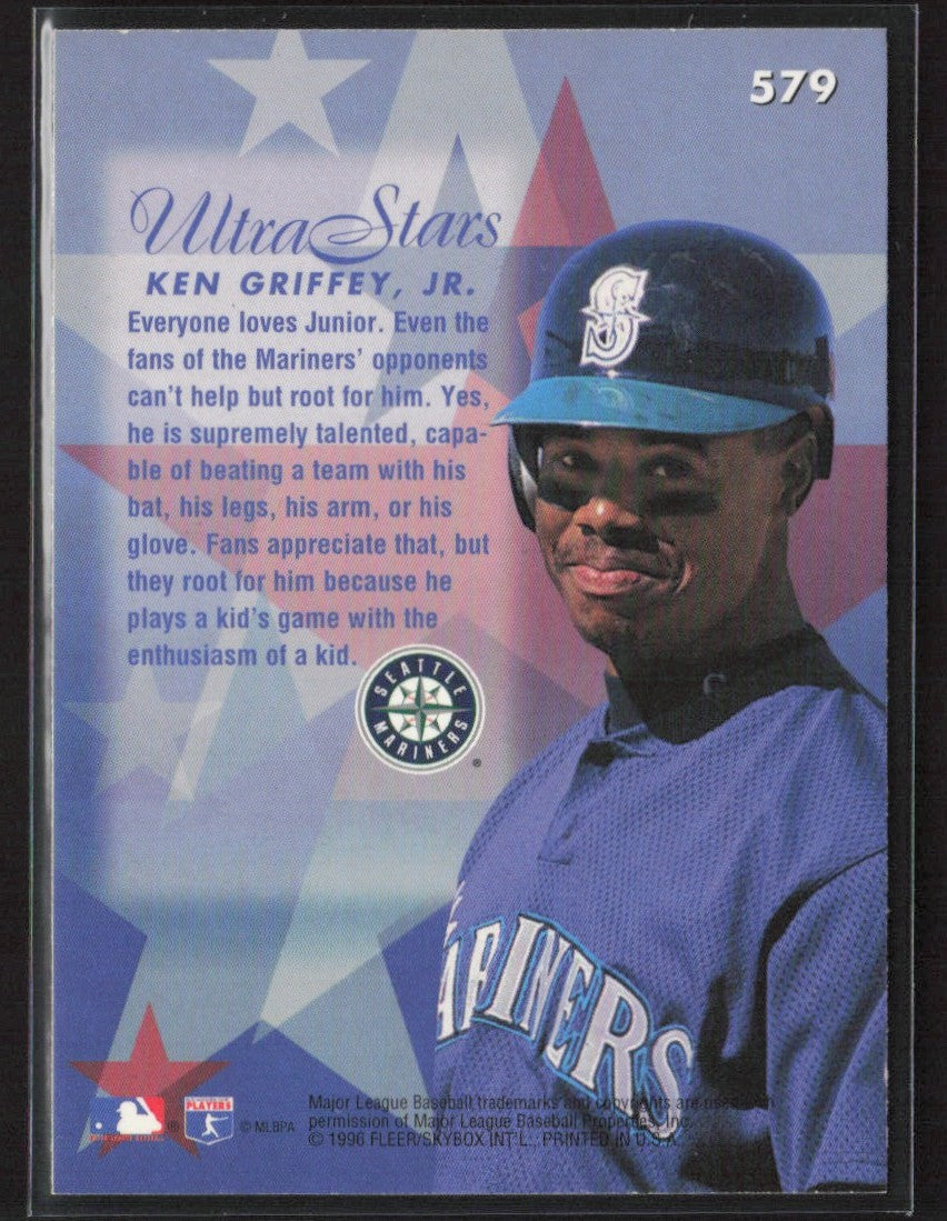 Ken Griffey Jr. 1996 Fleer Ultra #579 Seattle Mariners