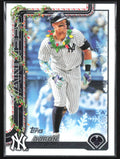 Aaron Judge 2025 Topps Holiday Christmas Lights SP #H161 York Yankees