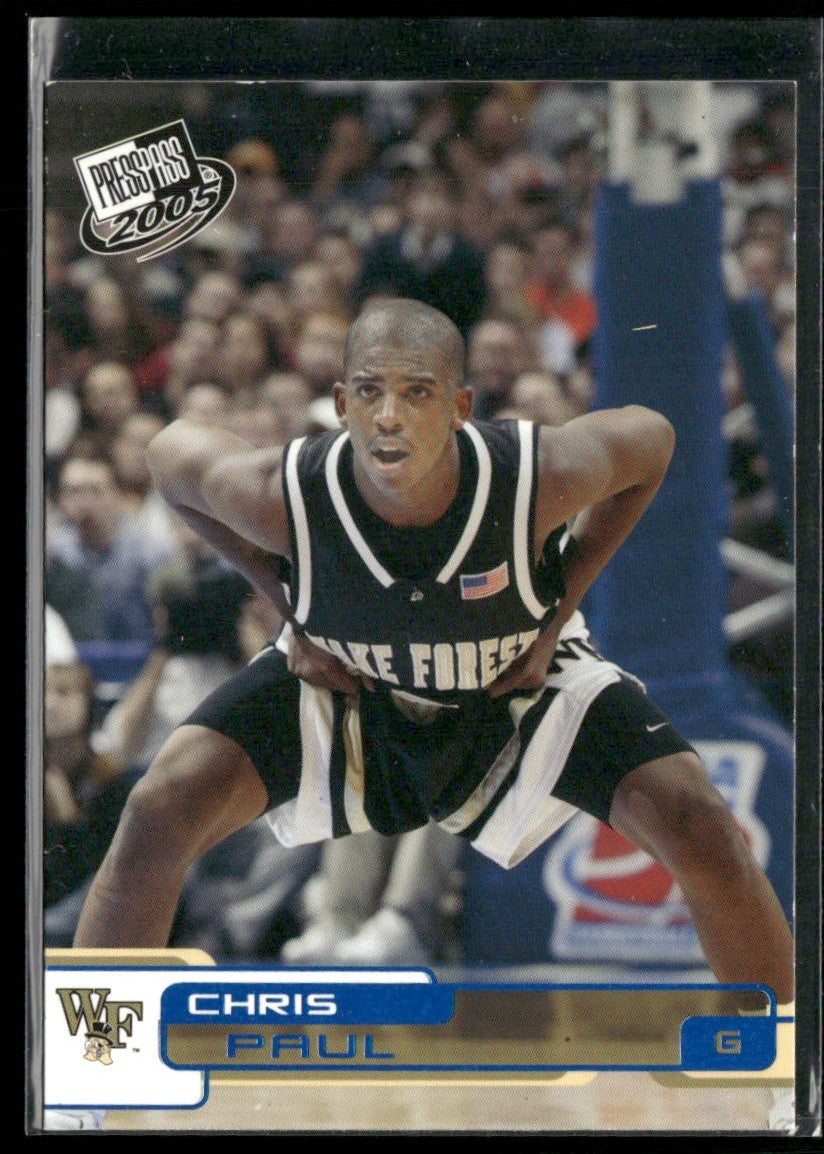 Chris Paul 2005 Press Pass Blue #B26 Wake Forest Demon Deacons