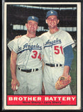 Brother Battery (Norm Sherry/Larry Sherry) 1961 Topps #521.0 Los Angeles Dodgers