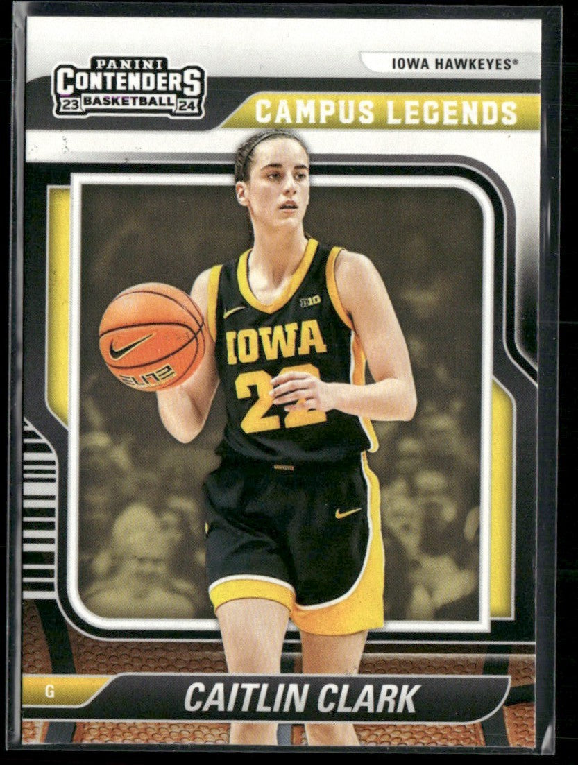 Caitlin Clark 2024 Panini Collection Campus Legends #CL1 Iowa Hawkeyes