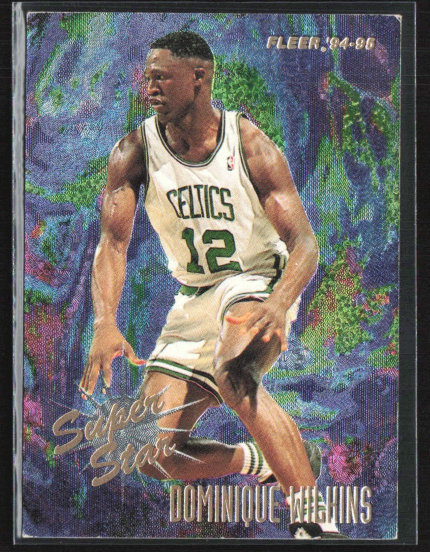 Dominique Wilkins 1994 Fleer Superstar #6 Boston Celtics
