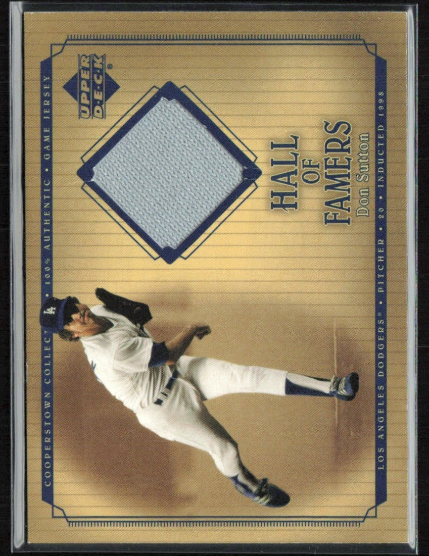 Don Sutton 2010 Upper Deck Hall of Famers Jersey #J-DSU Los Angeles Dodgers