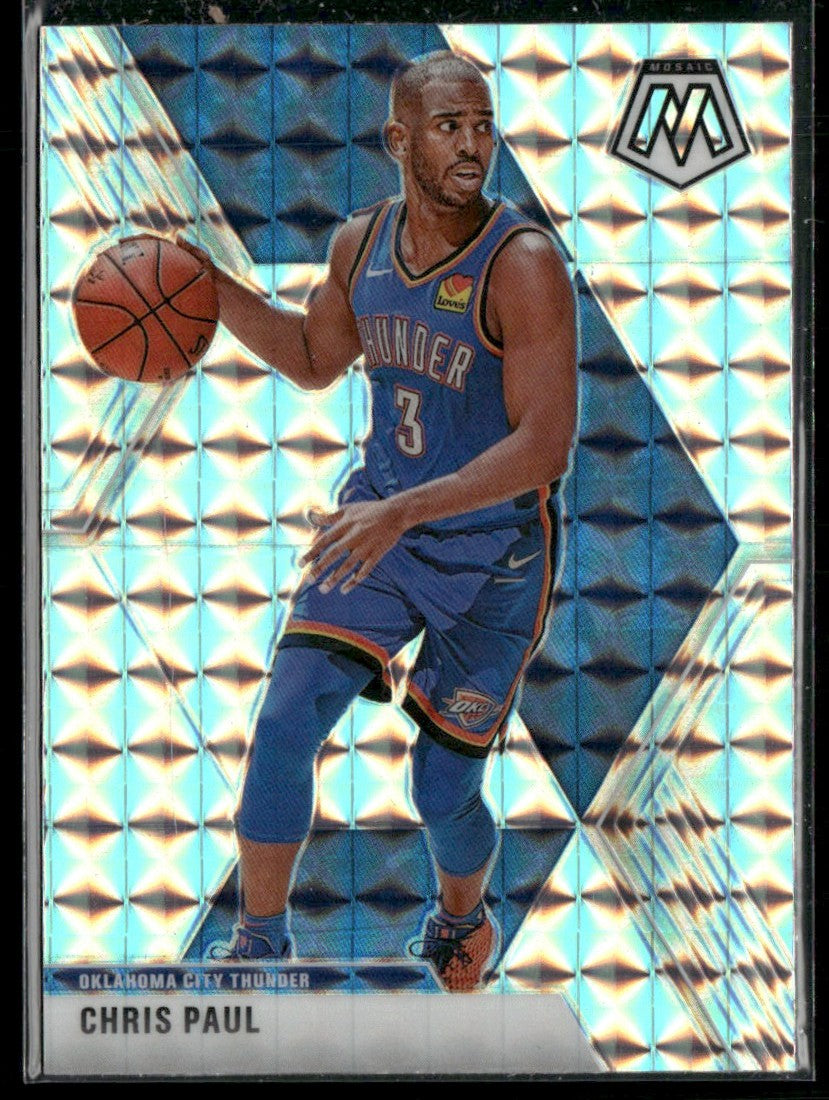 Chris Paul 2019 Panini Mosaic Silver #143 Oklahoma City Thunder
