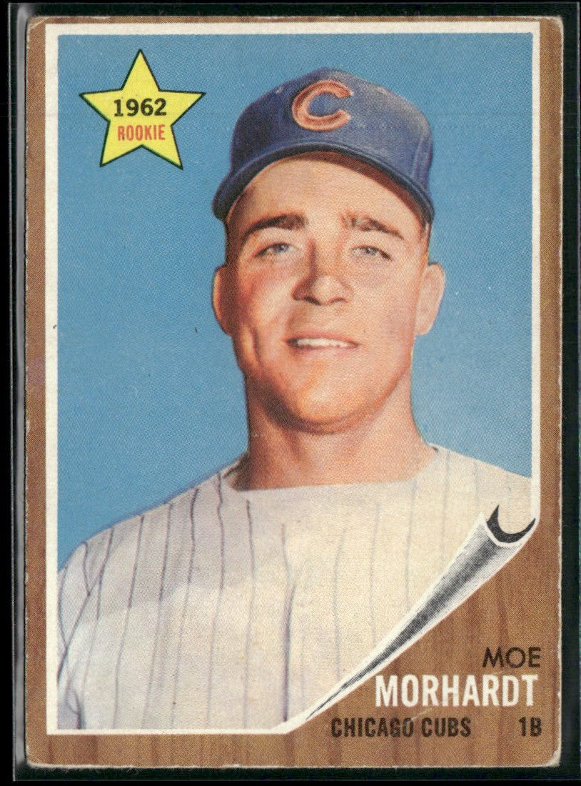 Moe Morhardt 1962 Topps RC #309 Chicago Cubs