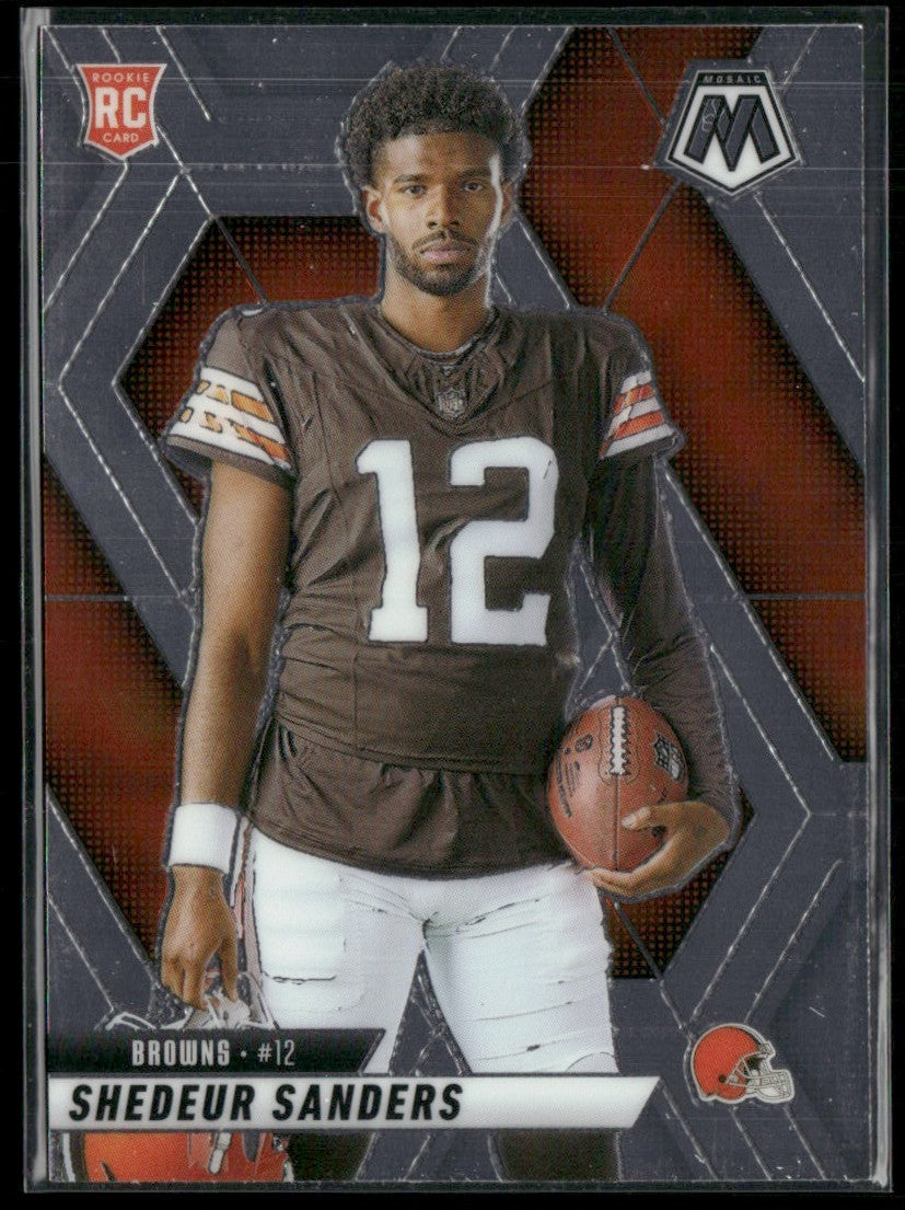 Shedeur Sanders 2025 Panini Mosaic Rookie Variations RC #290 Cleveland Browns