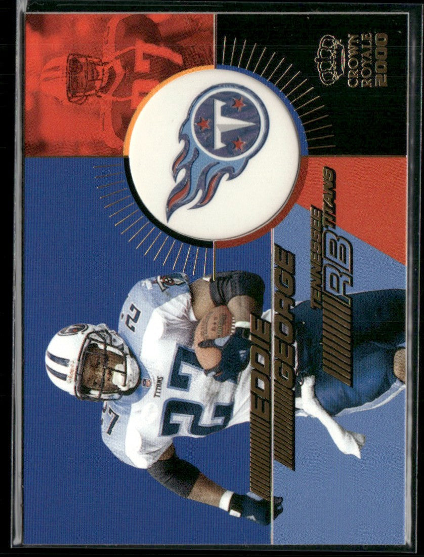 Eddie George 2000 Pacific Crown Royale In the Pocket #13 Tennessee Titans