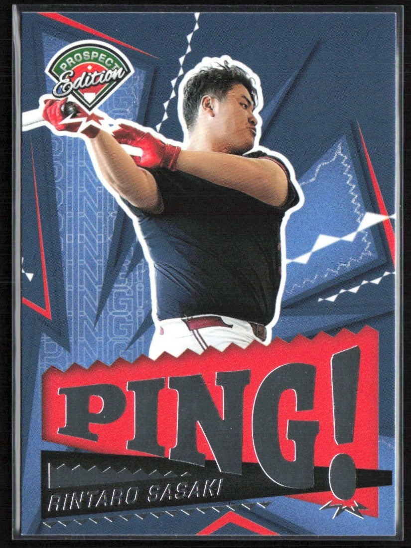 Rintaro Sasaki 2024 Panini Prospect Edition Ping! #14 Stanford Cardinal
