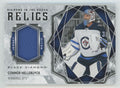 Connor Hellebuyck 2019 Upper Deck Black Diamond in the Rough Jersey Relics