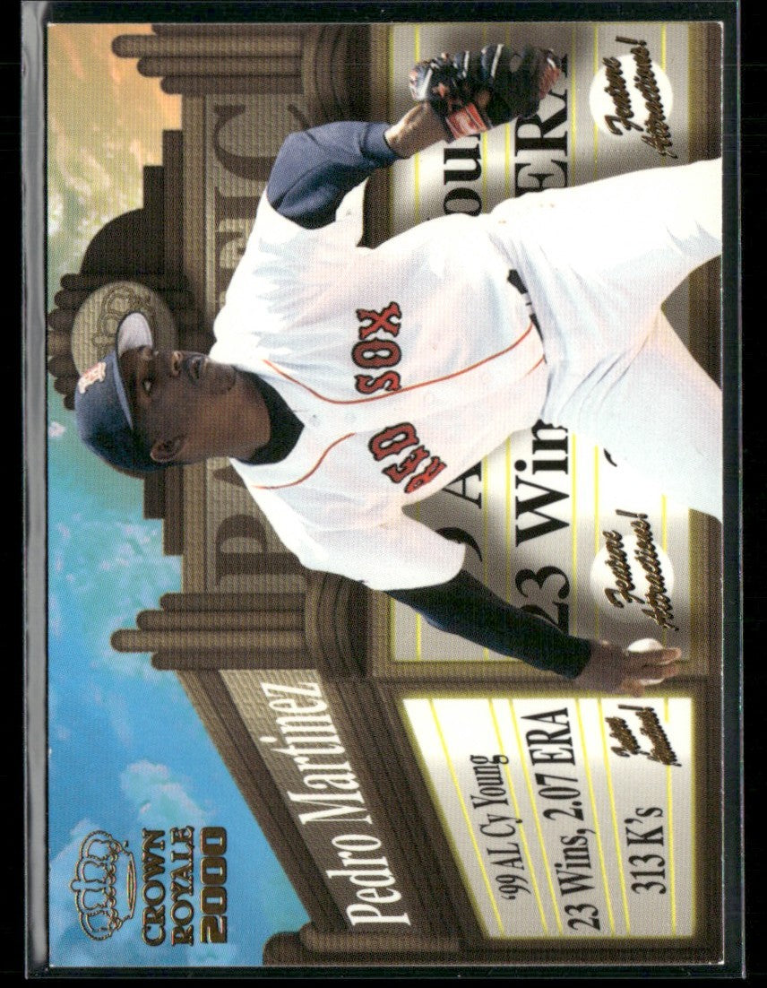 Pedro Martinez 2000 Pacific Crown Royale Feature Attractions #6 Boston Red Sox