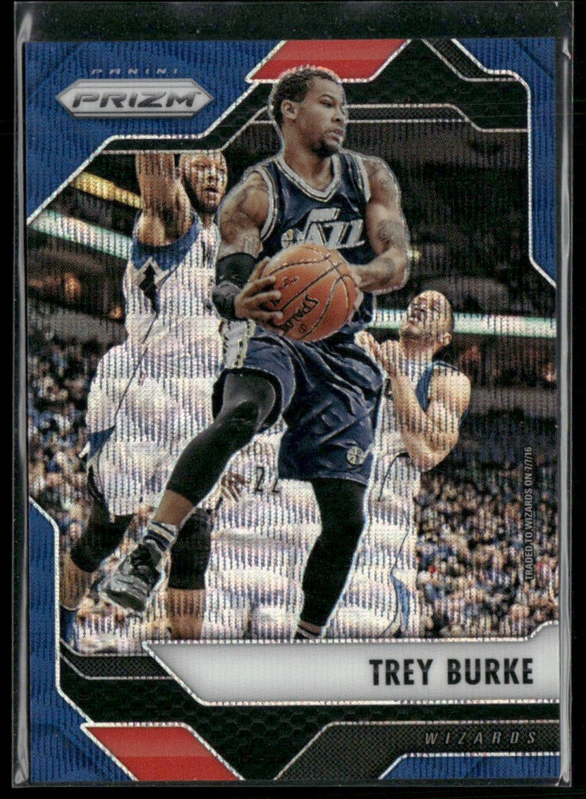 Trey Burke 2016 Panini Prizm Blue Wave /99 #295 Washington Wizards