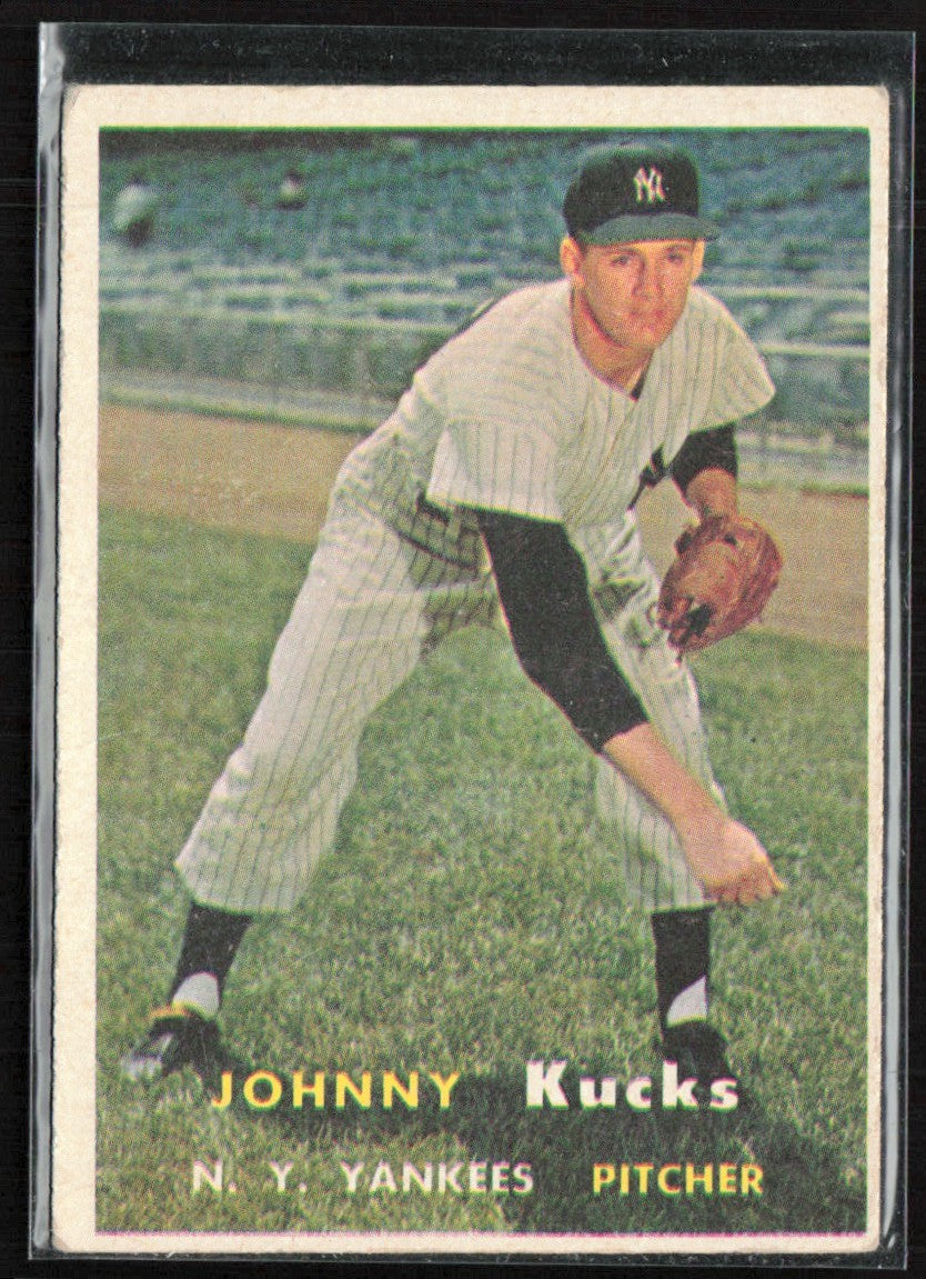 Johnny Kucks 1957 Topps #185 New York Yankees