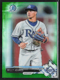 Willy Adames 2017 Bowman Chrome Green Refractor /99 #BCP140 Tampa Bay Rays