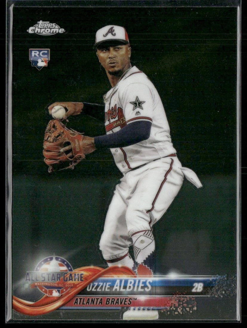 Ozzie Albies 2018 Topps Chrome Update RC #HMT76 Atlanta Braves