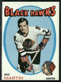Pit Martin 1971 Topps #39 Chicago Blackhawks