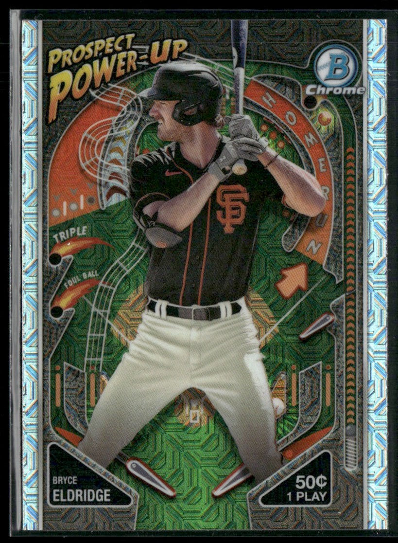 Bryce Eldridge 2024 Bowman Chrome Prospect Power-Up Mojo Refractor #PP-19
