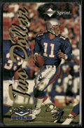 Drew Bledsoe 1995 Classic Gold Assets Phone Card /7741 #NNO New England Patriots