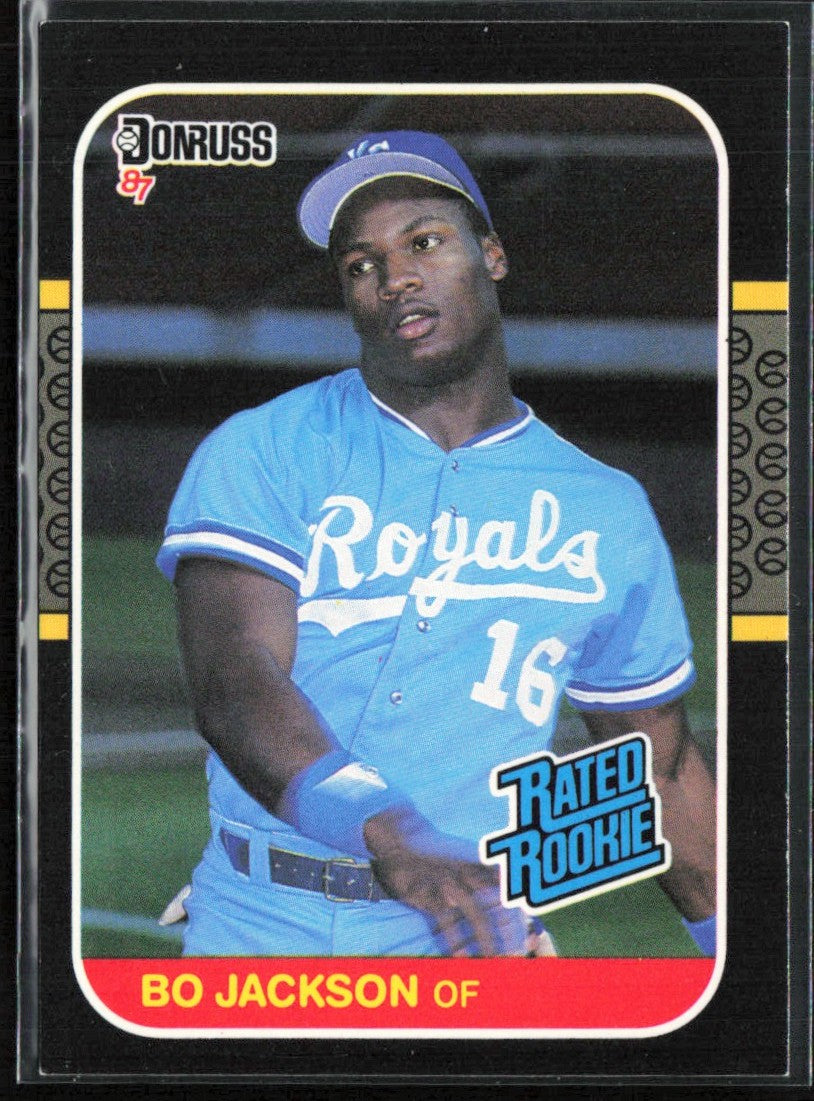 Bo Jackson 1987 Donruss RC #35 Kansas City Royals