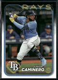 Junior Caminero 2024 Topps RC #628 Tampa Bay Rays