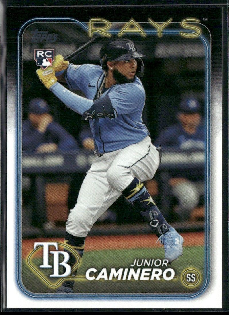 Junior Caminero 2024 Topps RC #628 Tampa Bay Rays