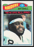 Art Shell 1977 Topps #270 Oakland Raiders