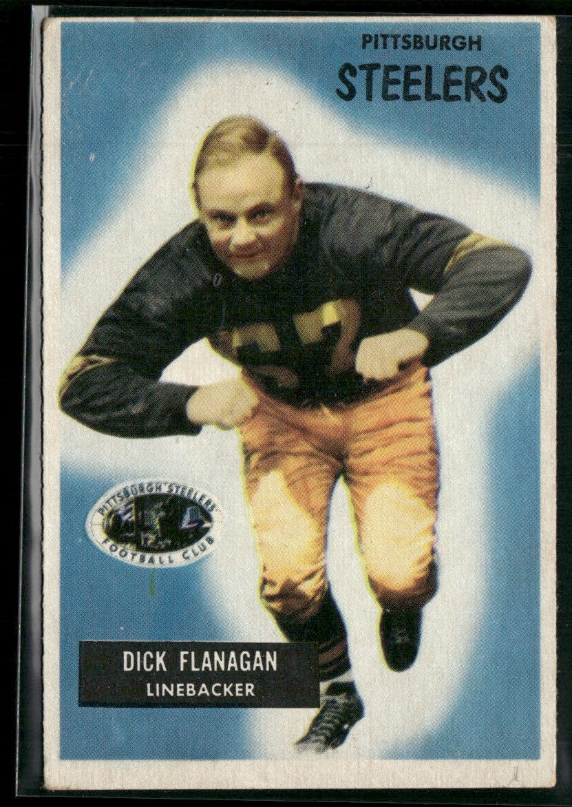 Dick Flanagan 1955 Bowman #39 Pittsburgh Steelers
