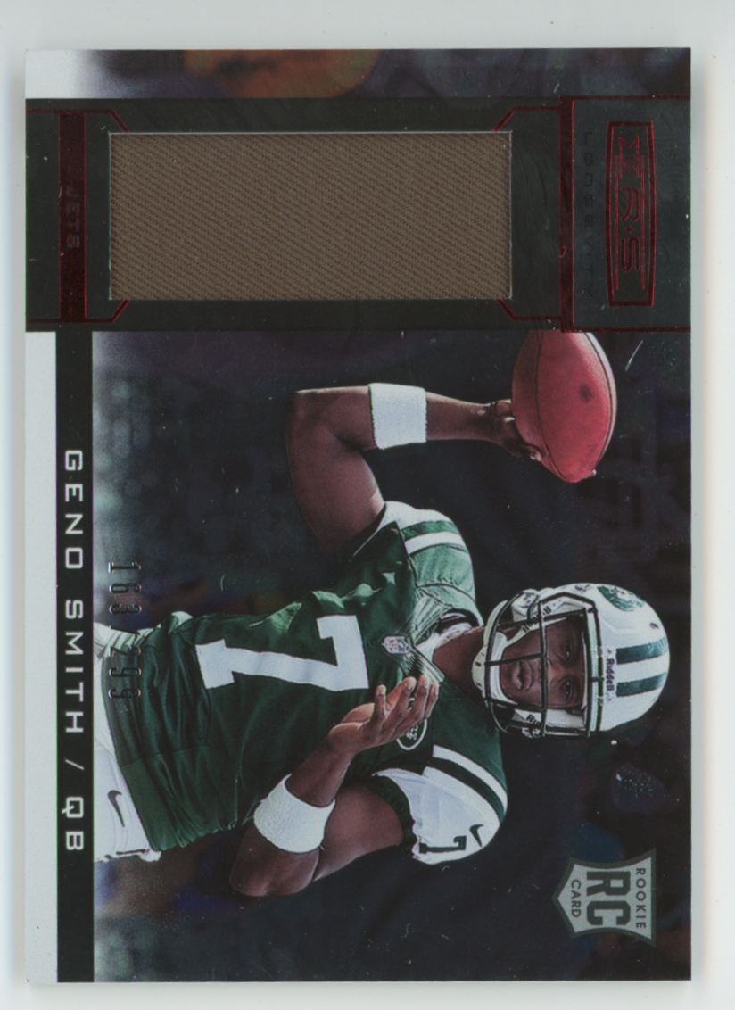 Geno Smith 2013 Panini Rookies & Stars Longevity Red RC /299 Jersey #210